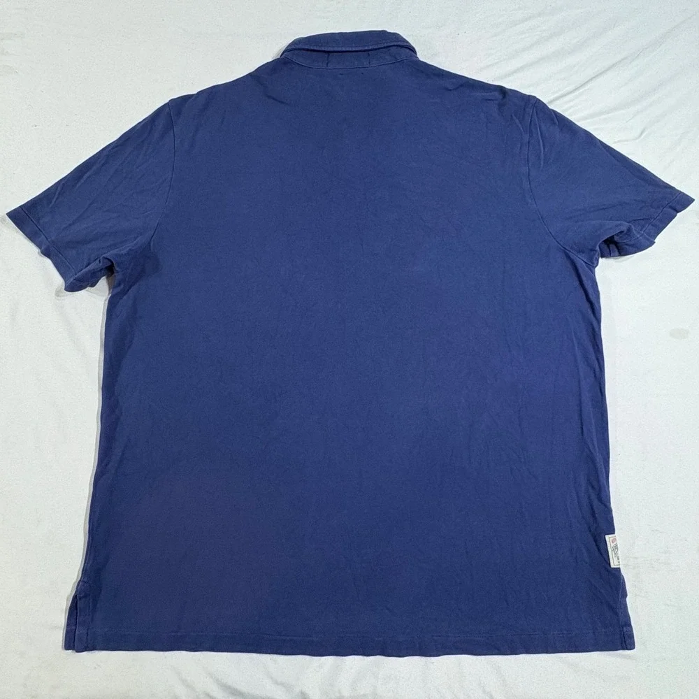 Polo Ralph Lauren Polo Shirt Mens Large Navy Blue Utility Pocket Polo Country L